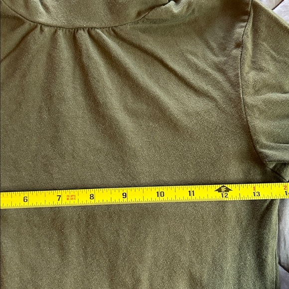 Active Basic Olive Green Turtleneck - Picture 2 of 5
